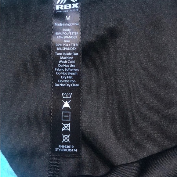 RBX Cropped Leggings Medium New with Tags - Picture 7 of 7